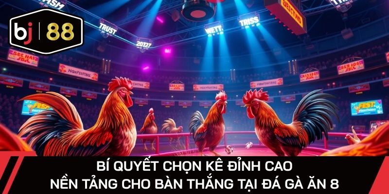 Người huấn luyện kiểm tra dáng và phản xạ chiến kê
